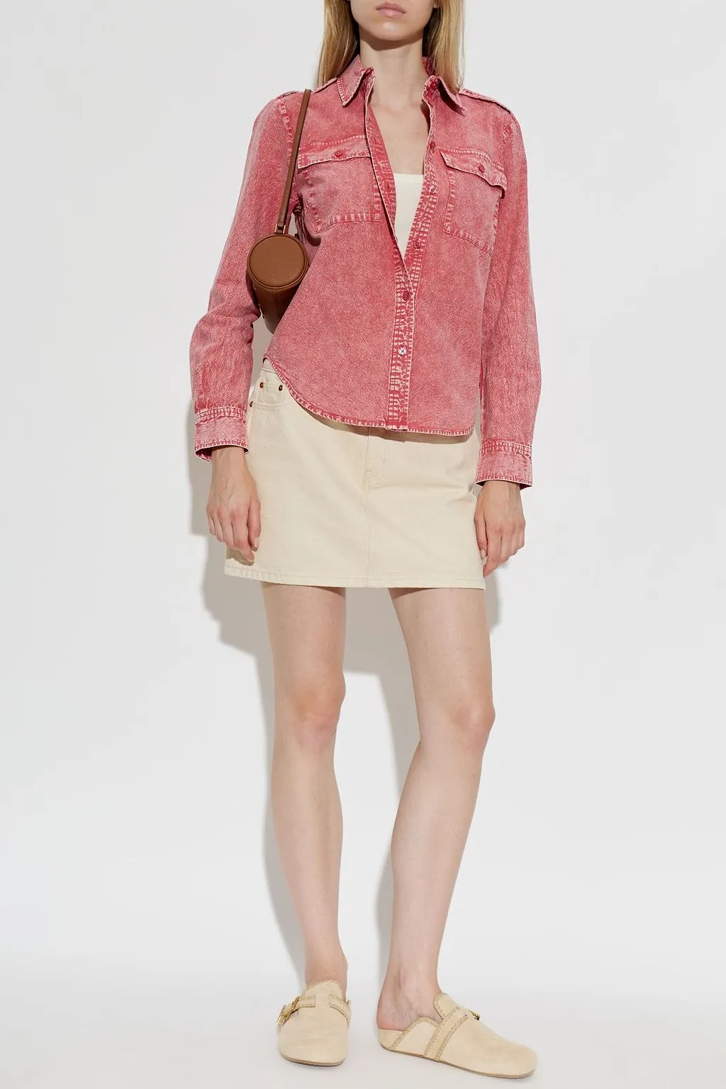 Michael Michael Kors Five-Pocket Mini Skirt