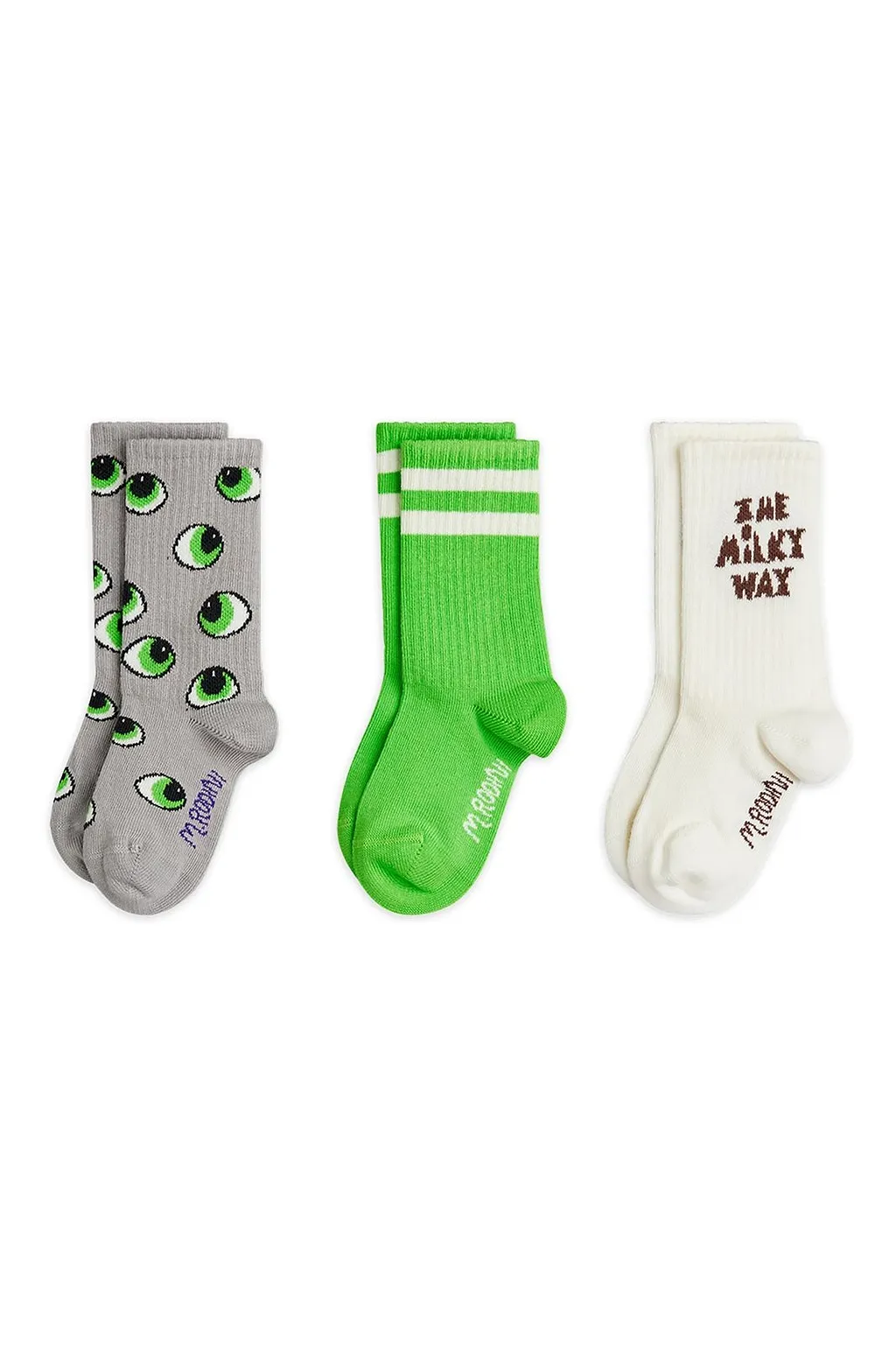 Mini Rodini Eyes 3-Pack Socks