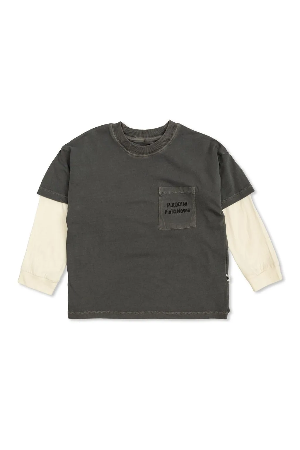 Mini Rodini Field Notes Layered Long Sleeve T-Shirt