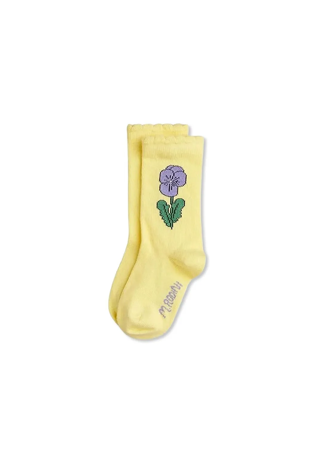 Mini Rodini Floral-Intarsia Three-Pack Socks