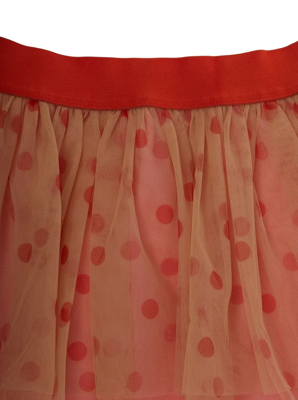 Mini Rodini Layered Polka-Dot Tulle Skirt