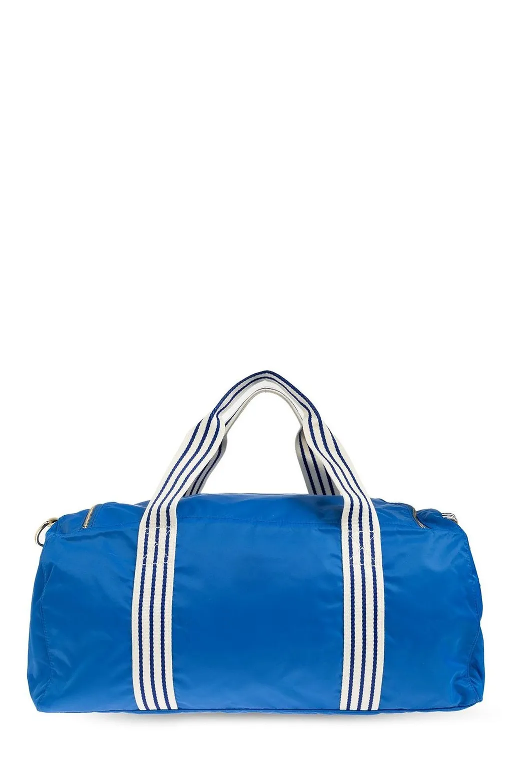 Striped Strap Logo Duffle Bag