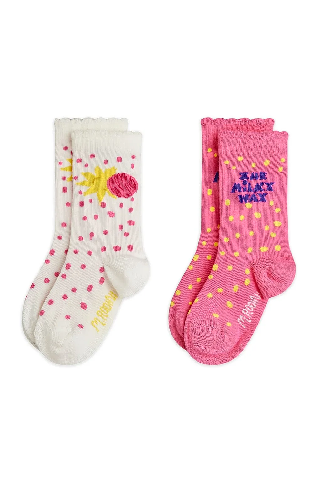 Mini Rodini The Milky Way 2-Pack Socks