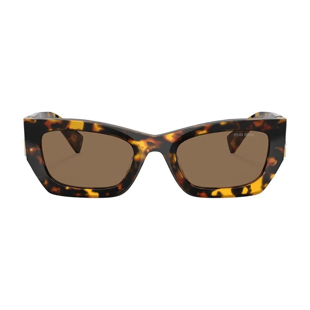 Miu Miu 09Ws Logo Rectangular Sunglasses
