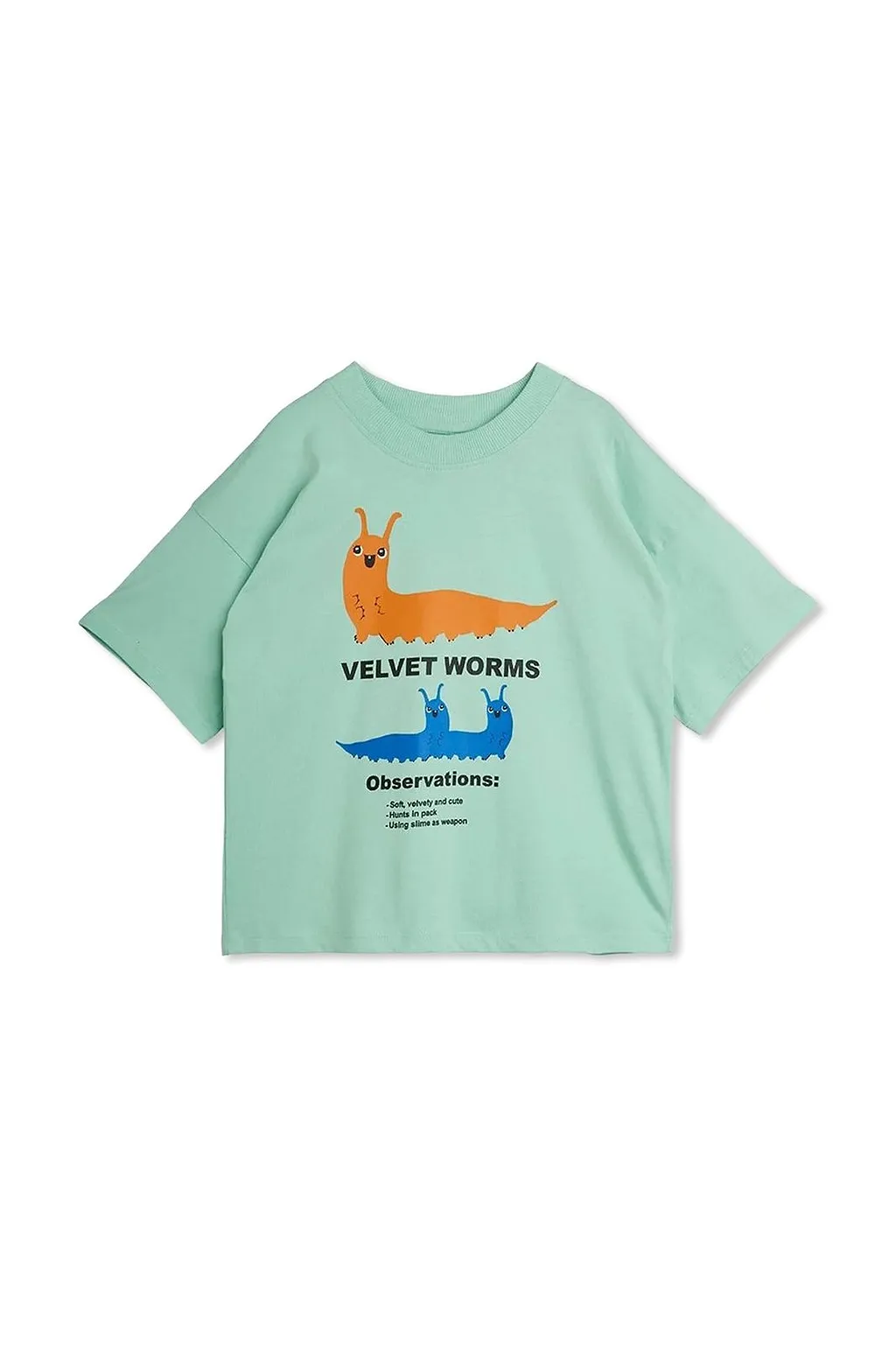 Mini Rodini Velvet Worms Print T-Shirt