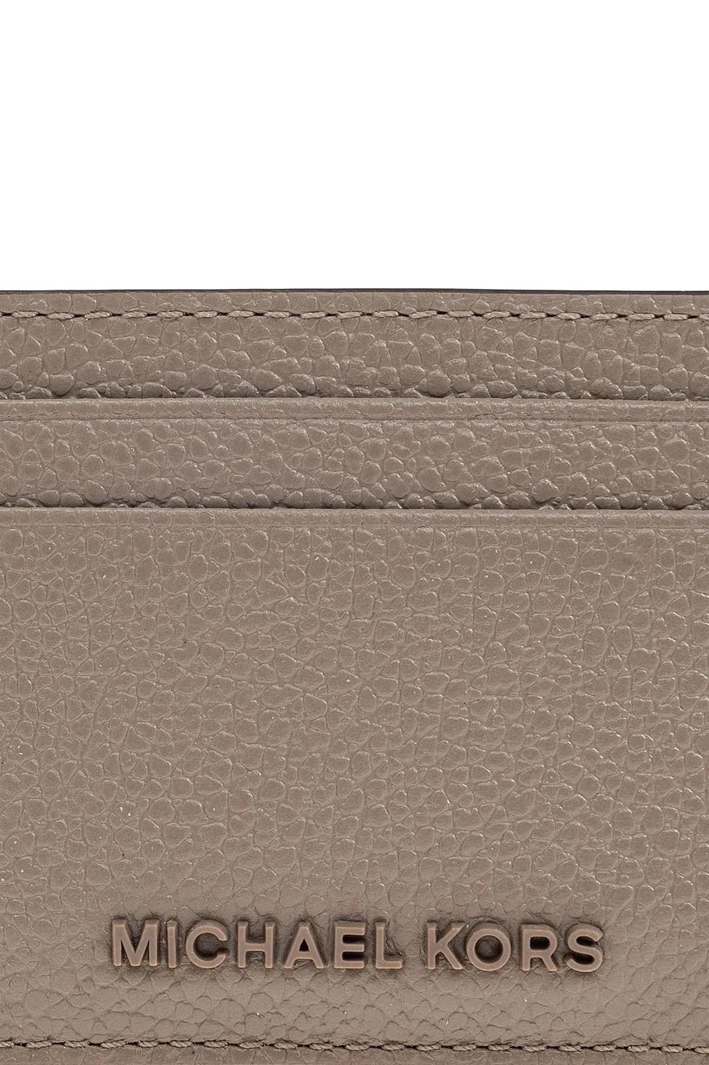 Jet Set Pebbled Leather Card Case