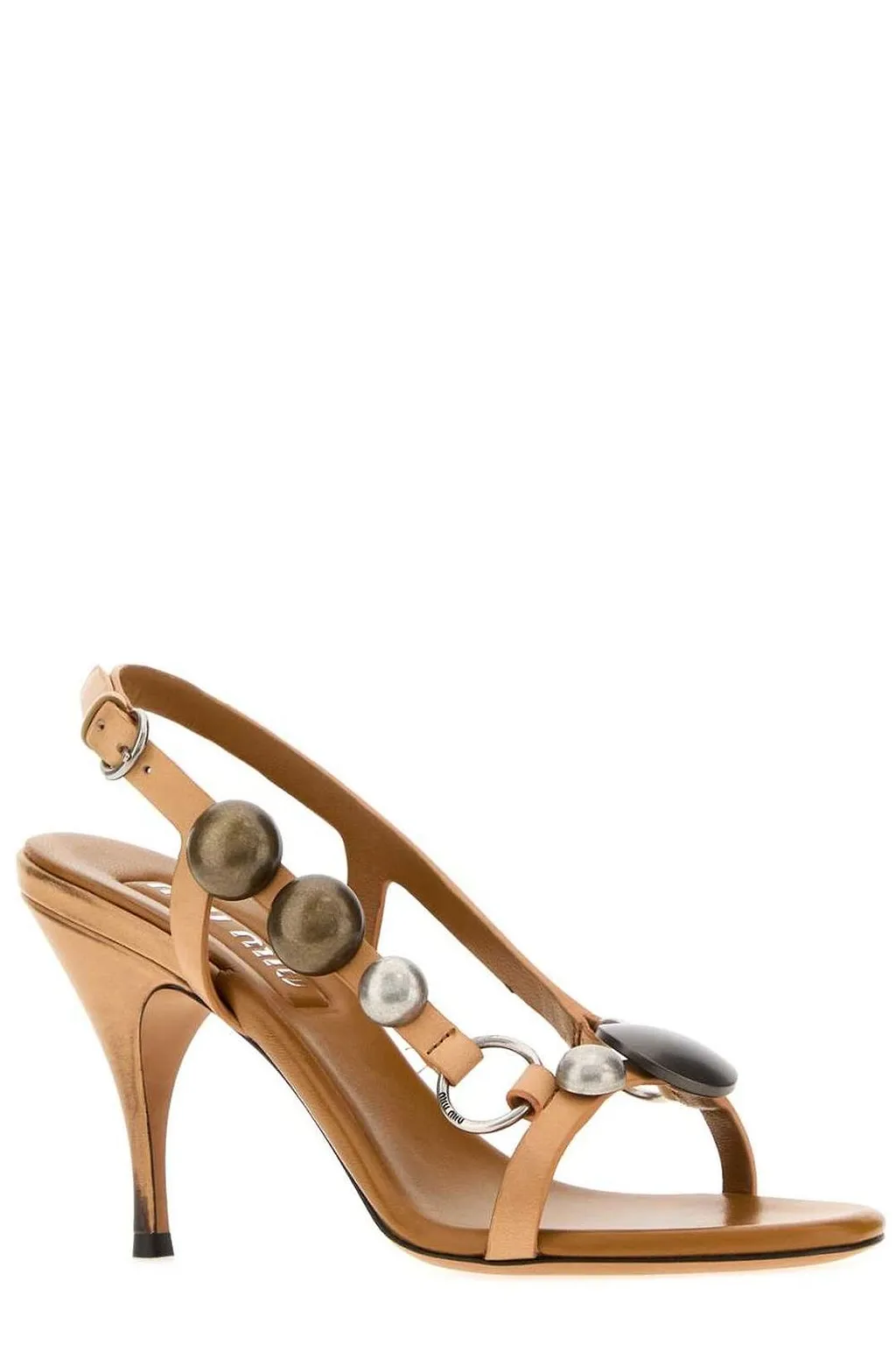Miu Miu Ankle-Strap High-Heeled Sandals