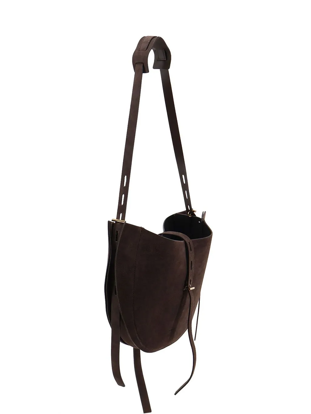 Lizzie Suede Shoulder Bag