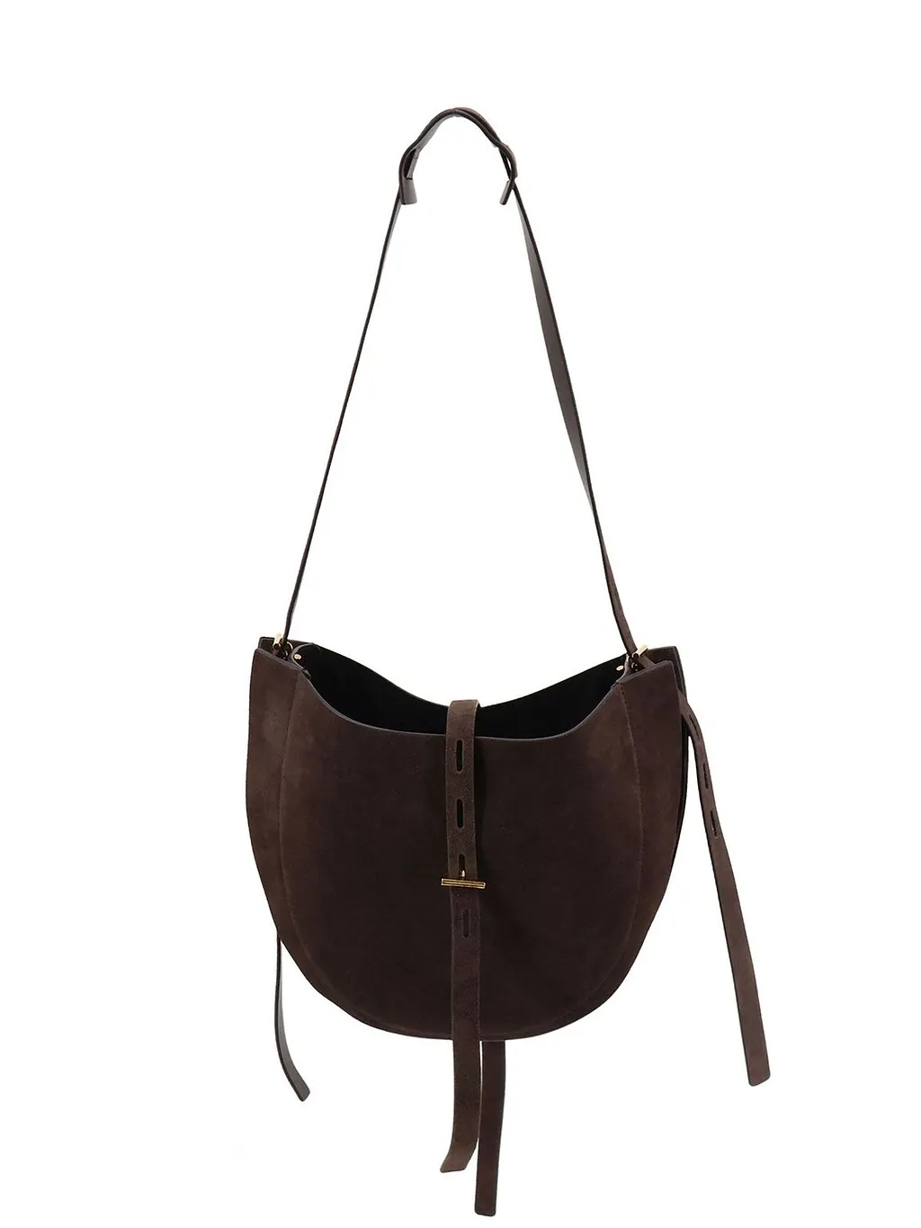 Lizzie Suede Shoulder Bag