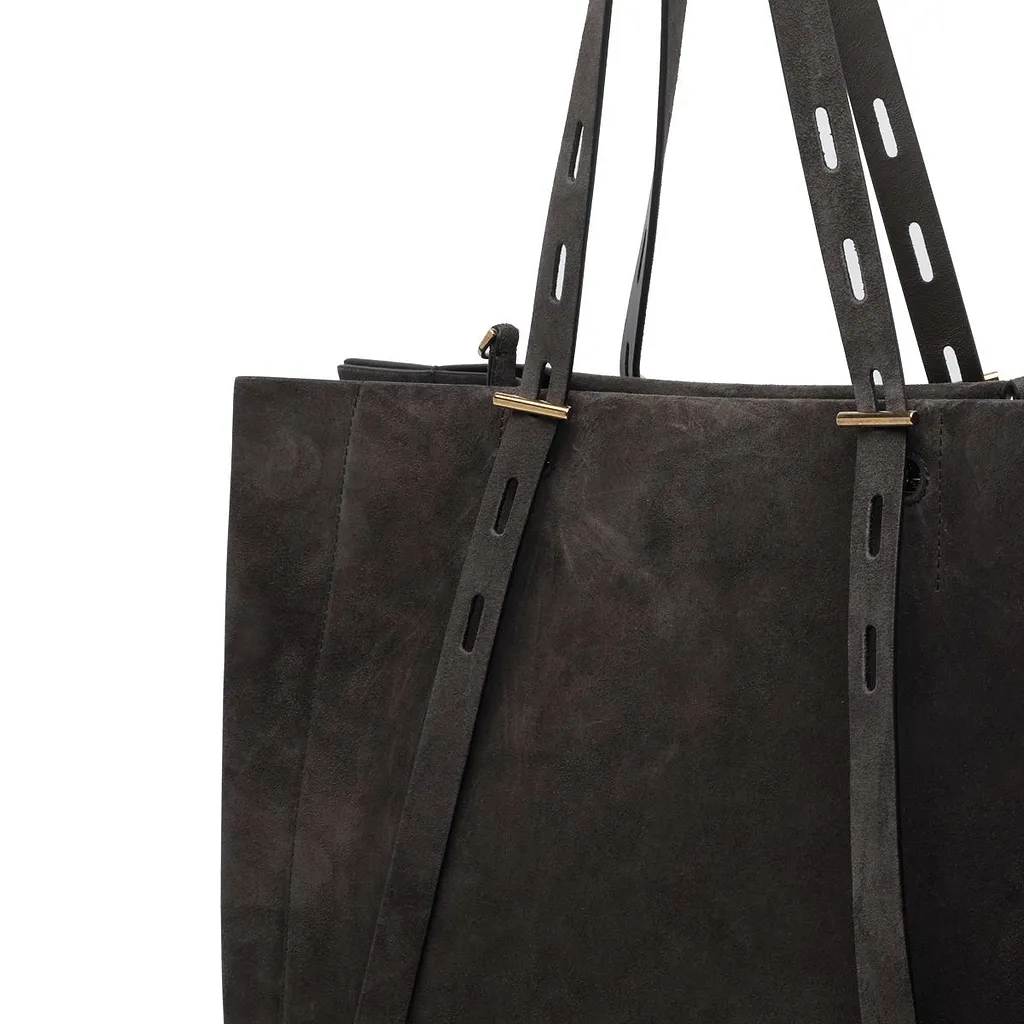 Paula Suede Strap Tote Bag