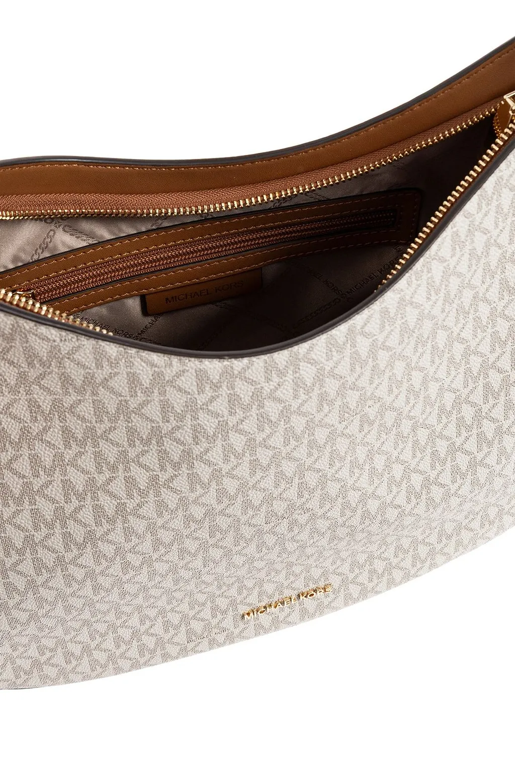 Kensington Large Signature Logo Hobo Shoulder Bag