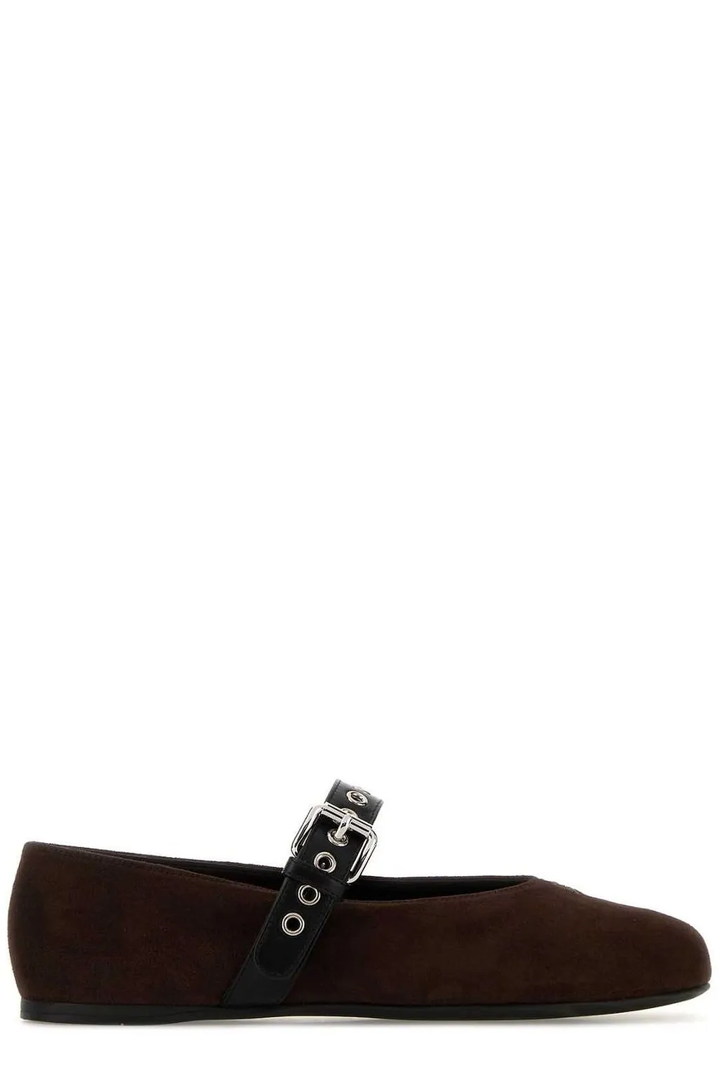 Miu Miu Buckle-Fastened Ballet Flats