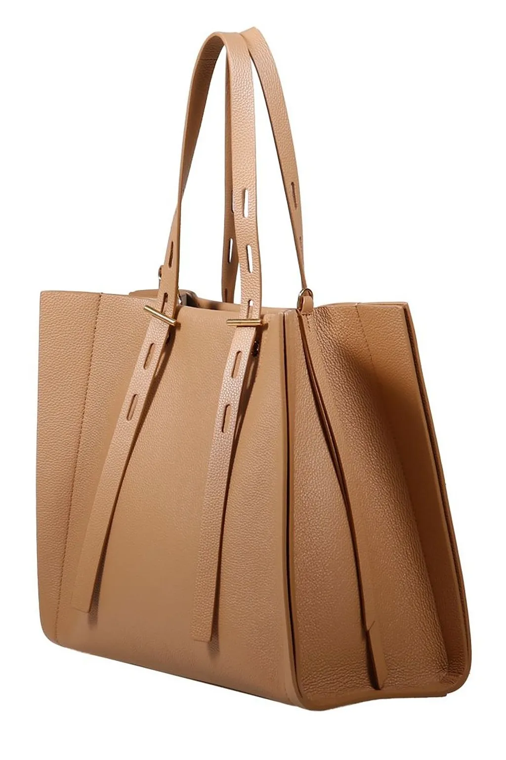 Mino Bossi Prpauletteaire Cut-Out Detailed Tote Bag