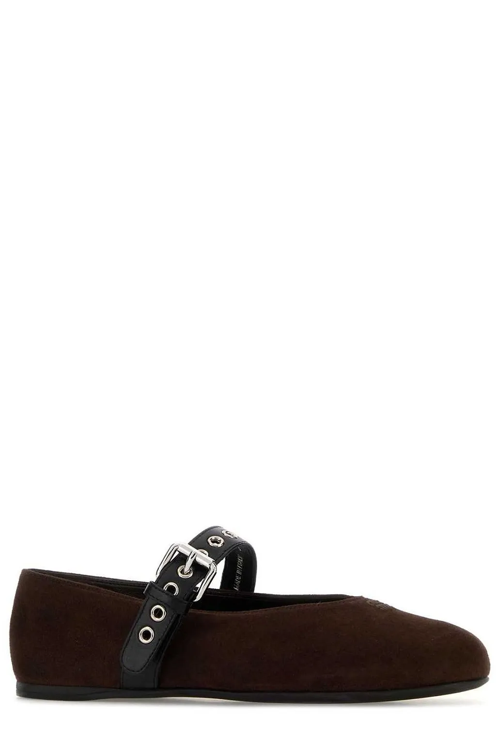 Miu Miu Buckle-Fastened Ballet Flats