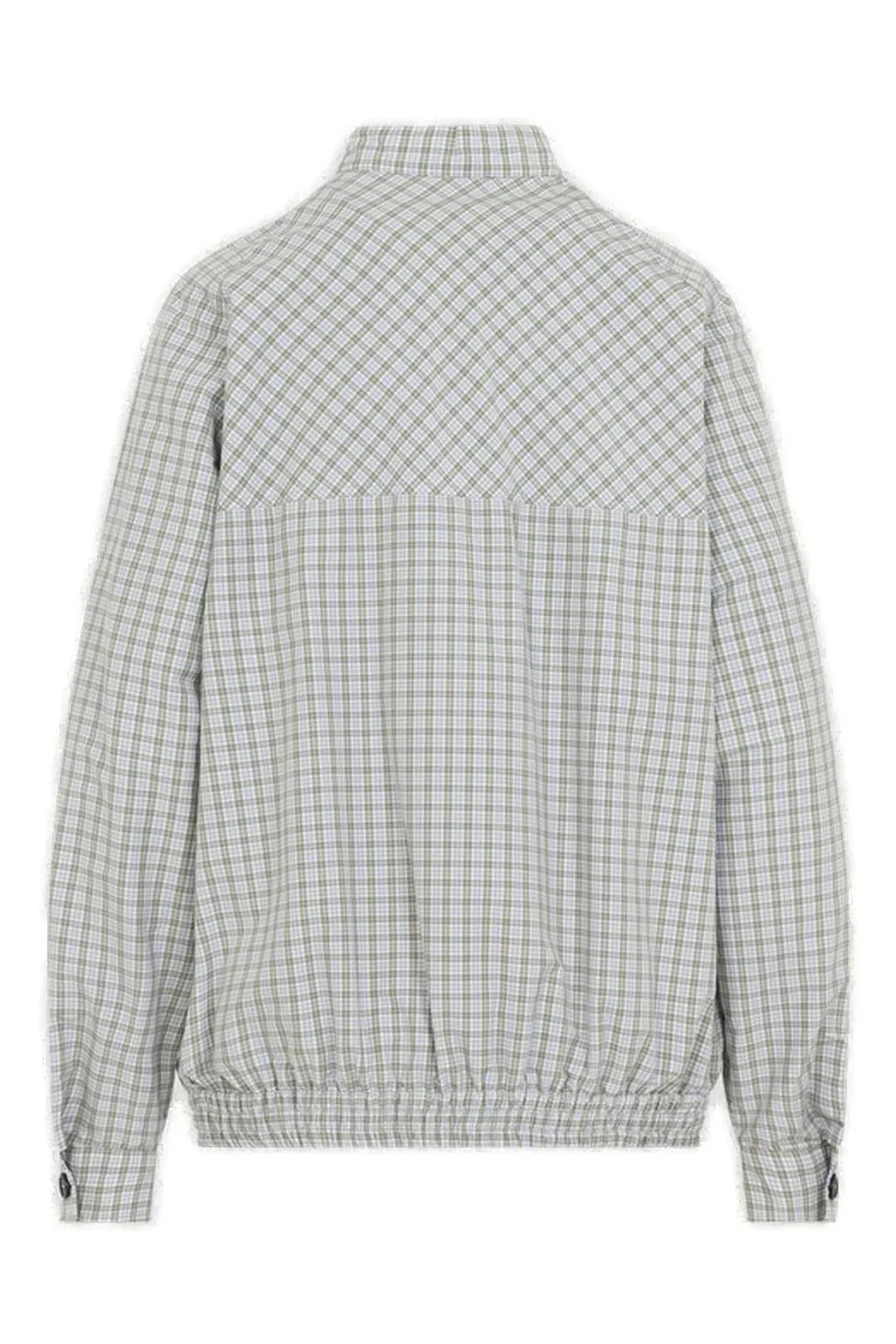Checked Blouson Jacket