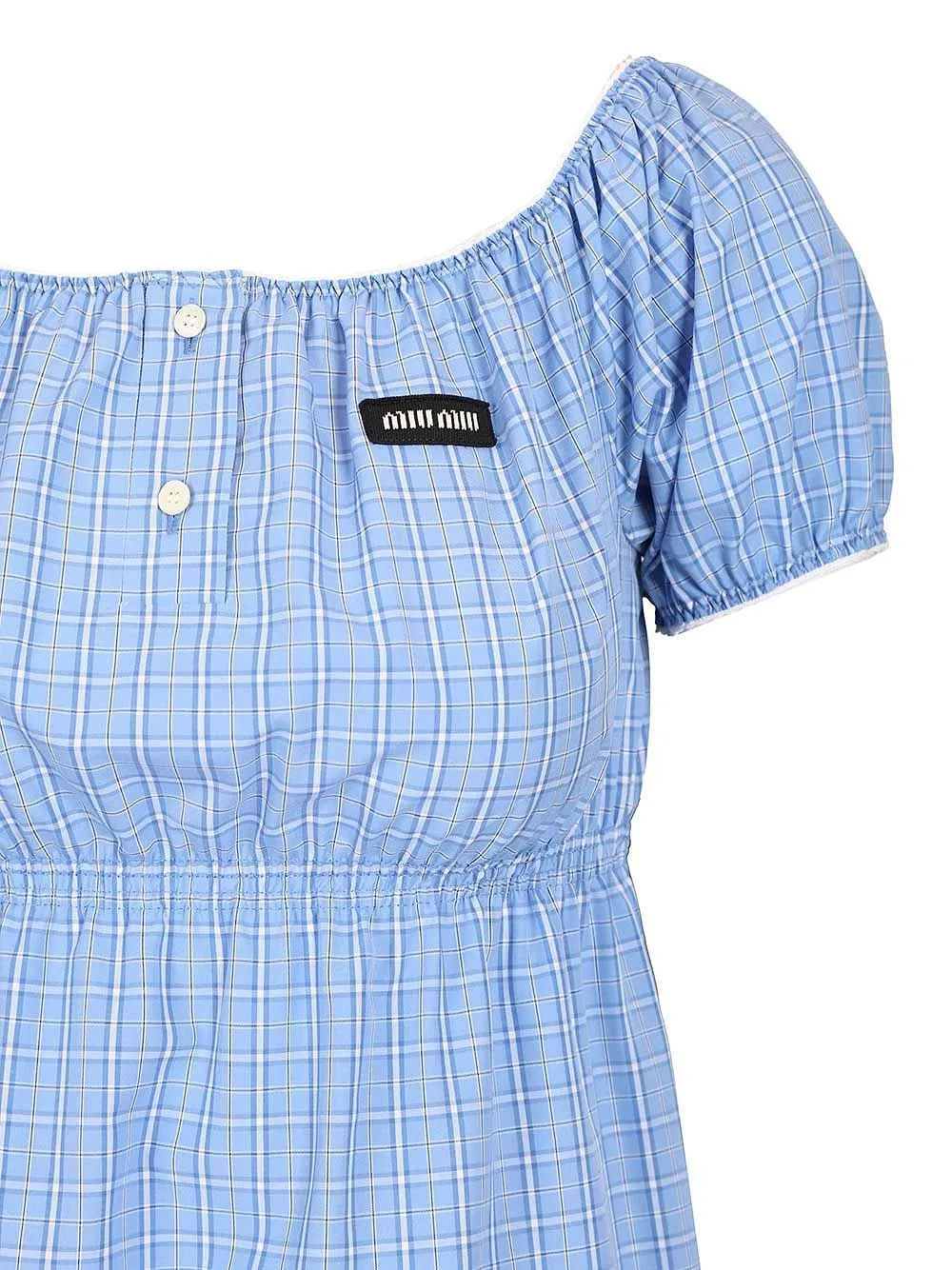 Miu Miu Checked Mini Dress