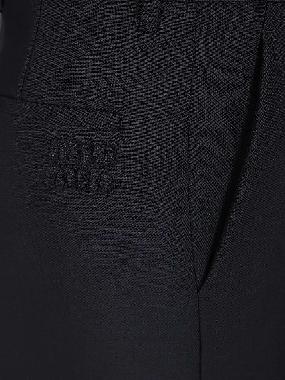 Miu Miu Concealed-Fastened Tailored Trousers