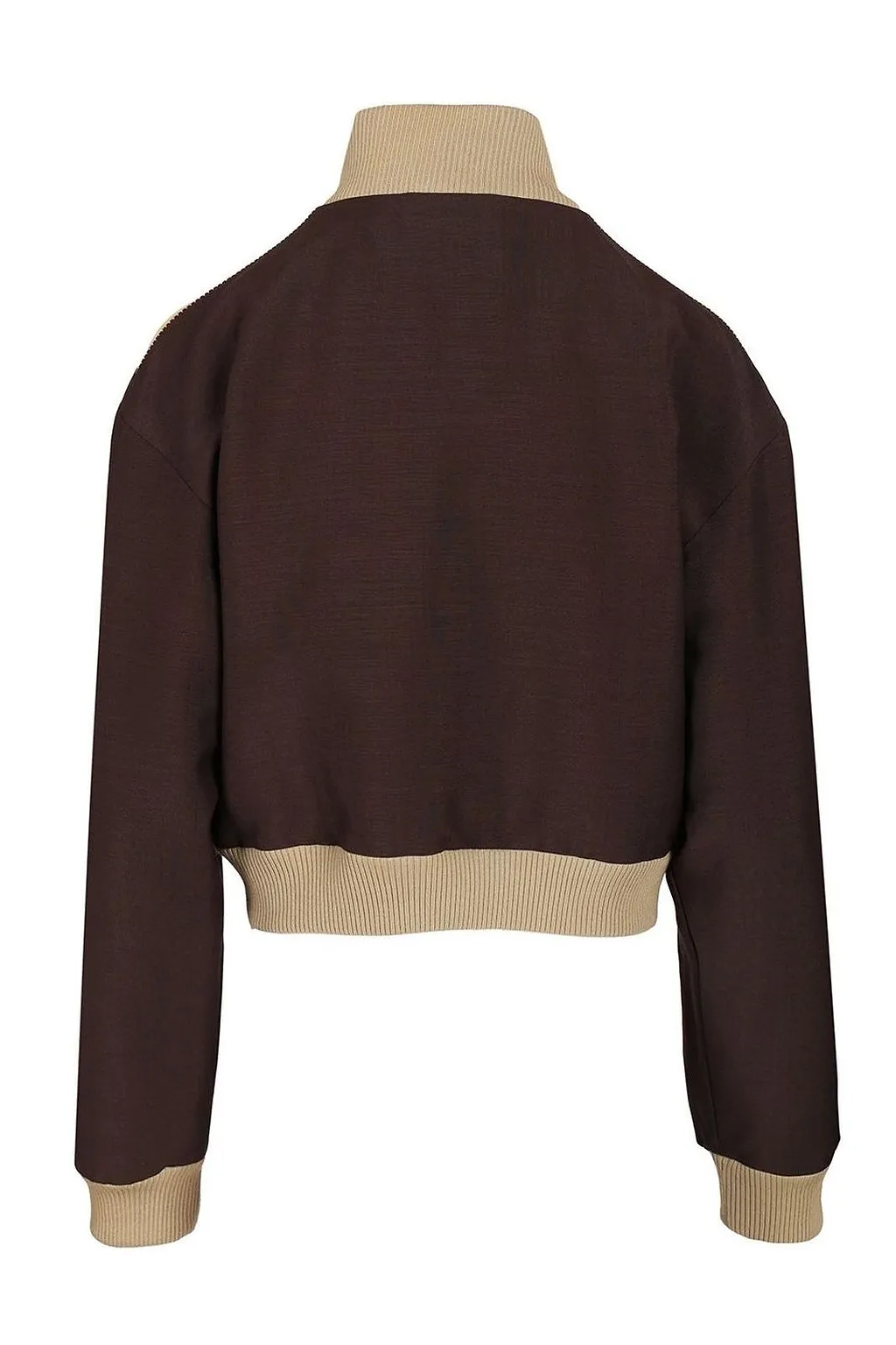 Miu Miu Cropped Zip-Up Knitted Jacket