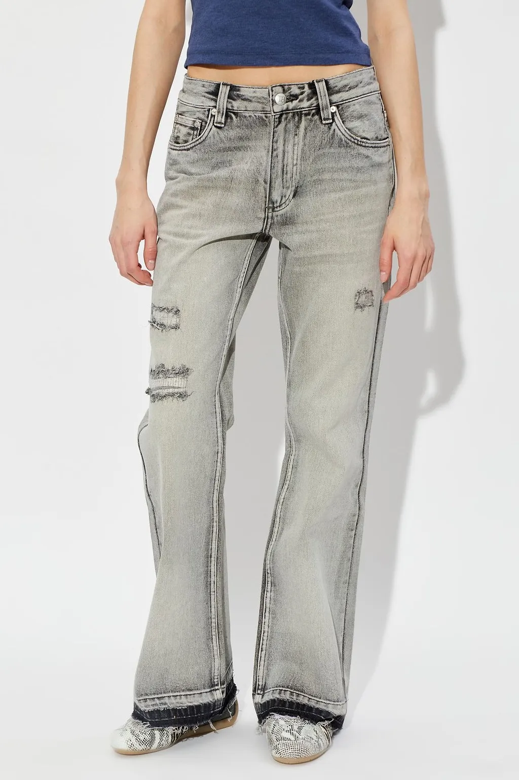 Misbhv Distressed Flared Jeans
