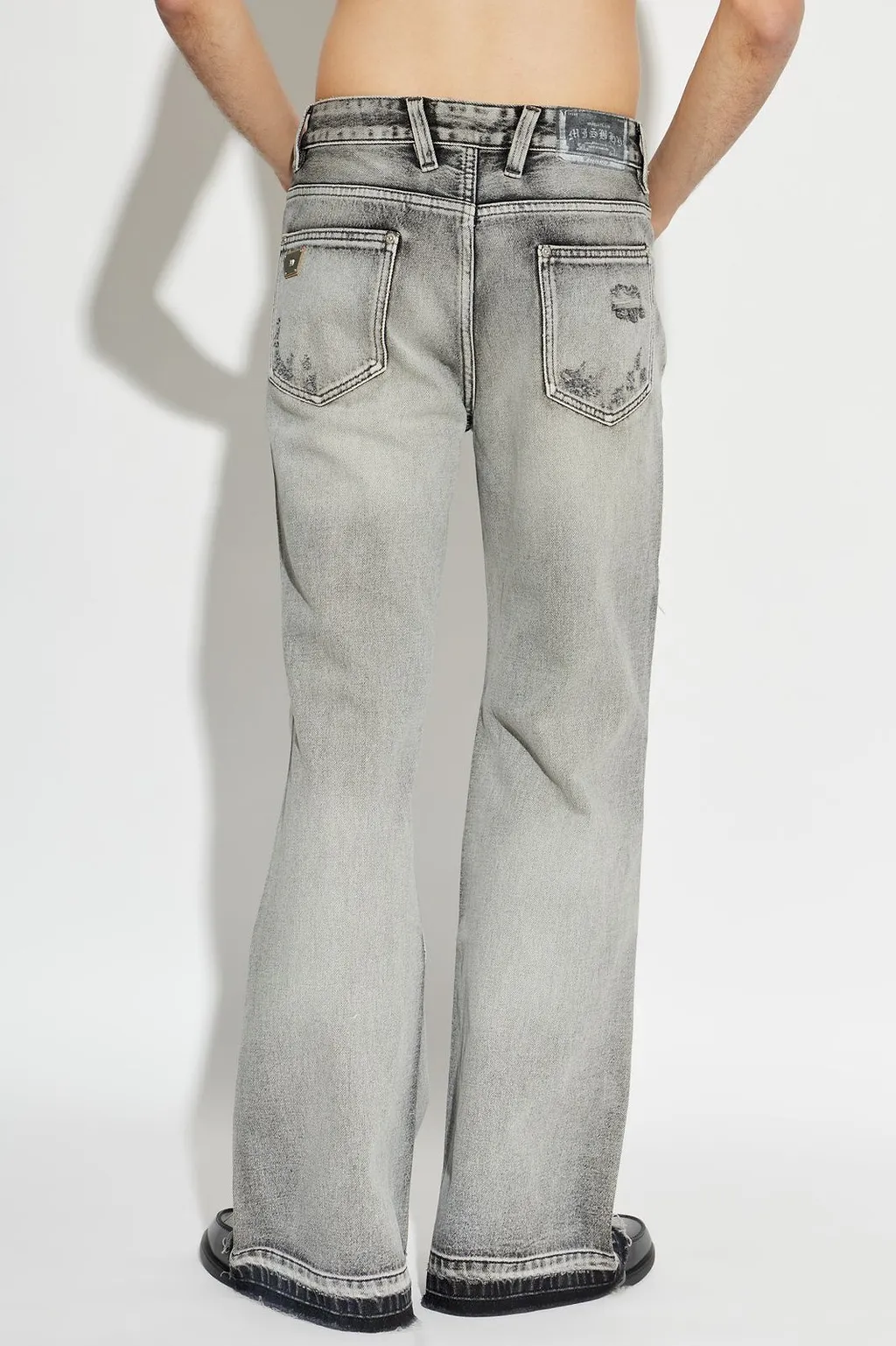 Misbhv Distressed Wide-Leg Jeans