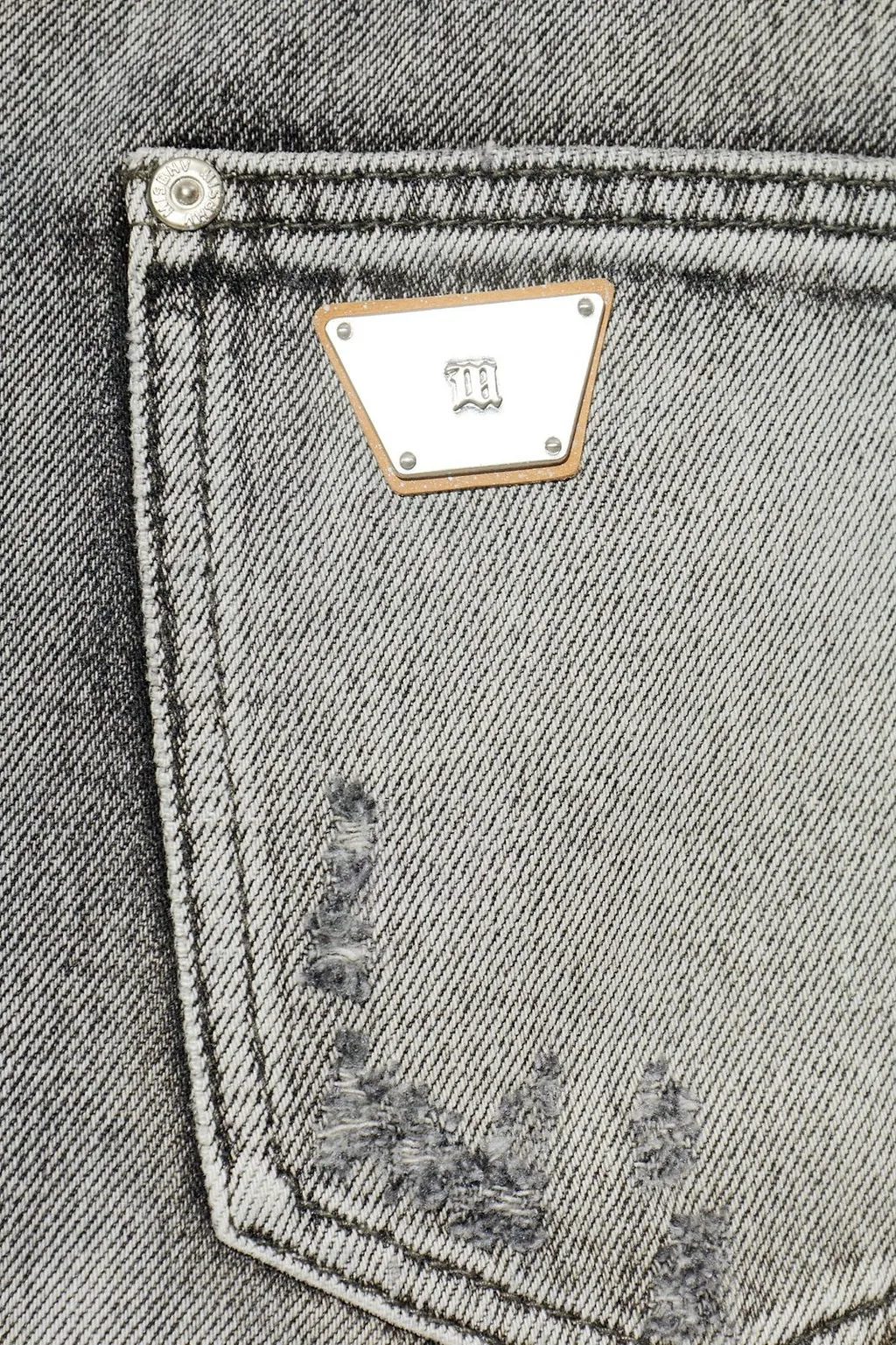 Misbhv Distressed Wide-Leg Jeans