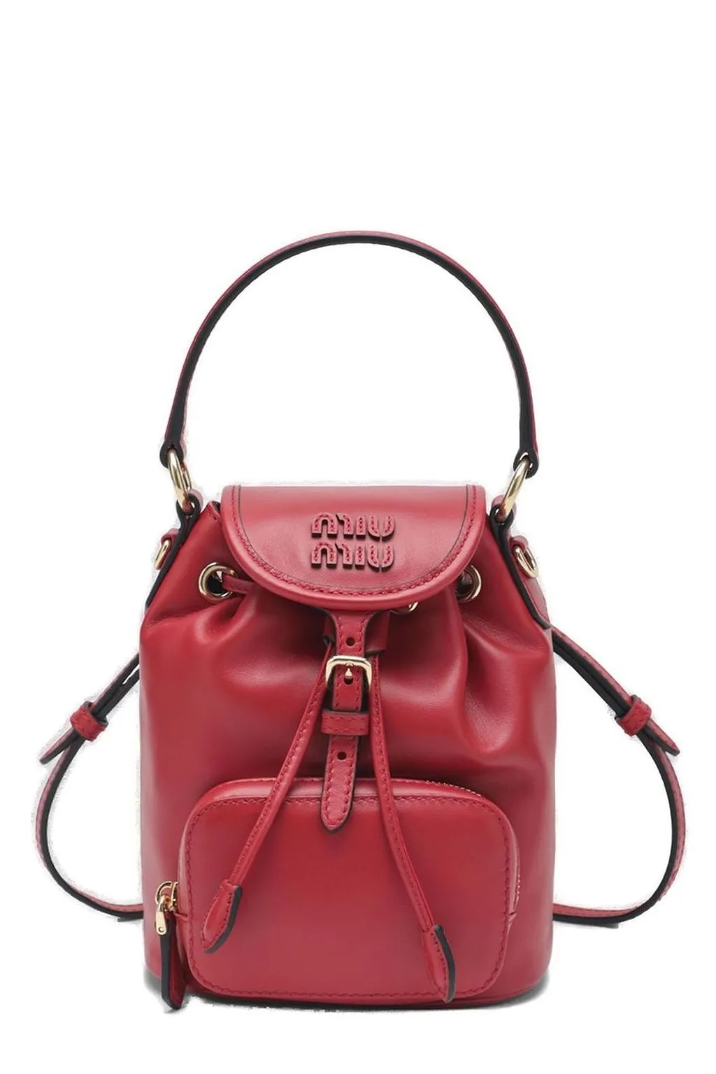 Miu Miu Logo-Detailed Mini Backpack