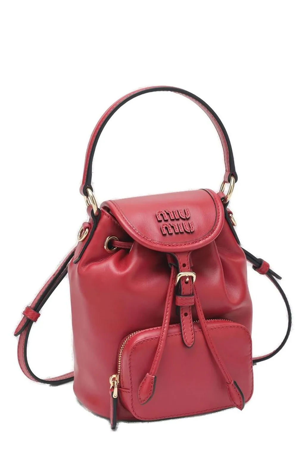 Miu Miu Logo-Detailed Mini Backpack