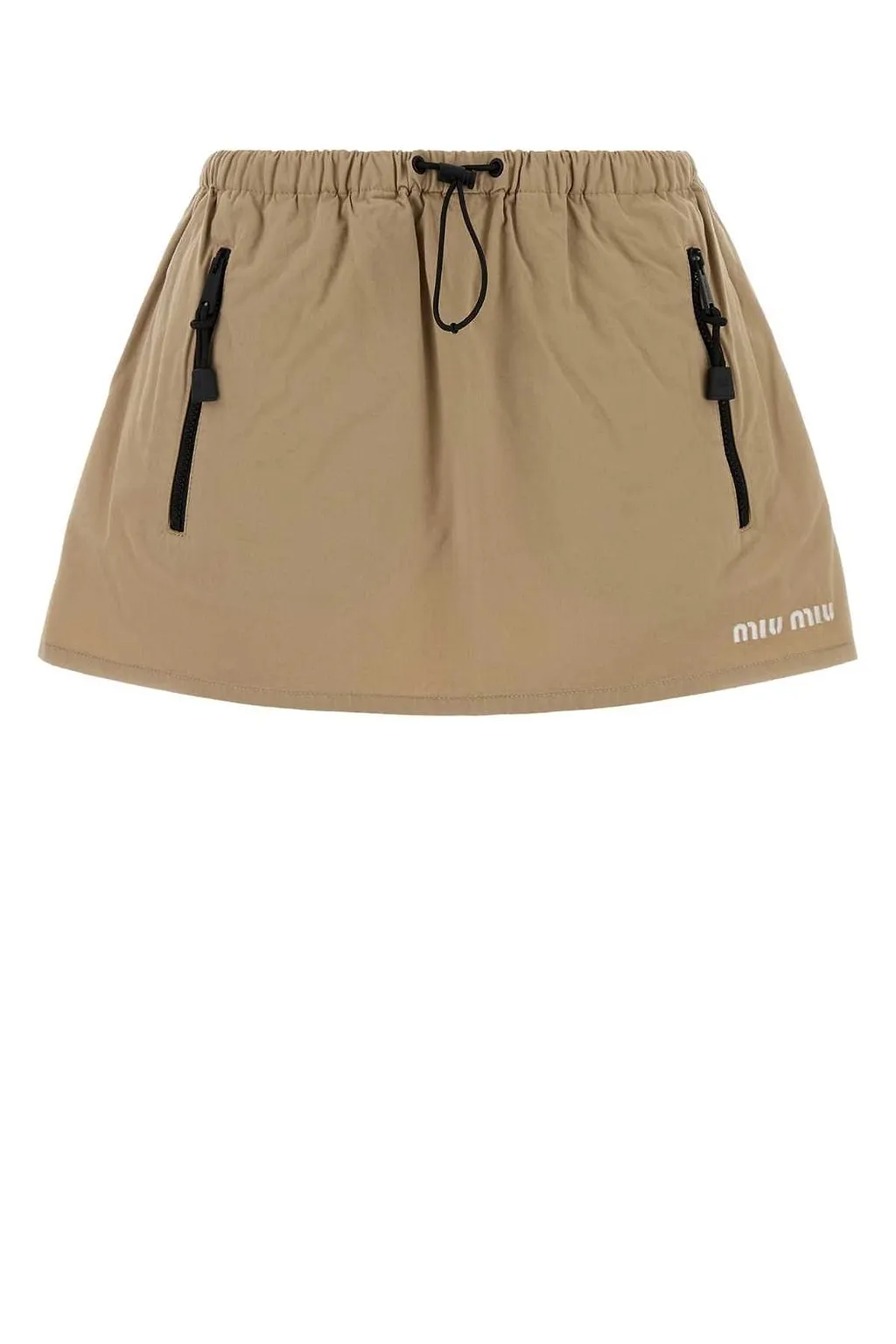 Miu Miu Drawstring Mini Skirt
