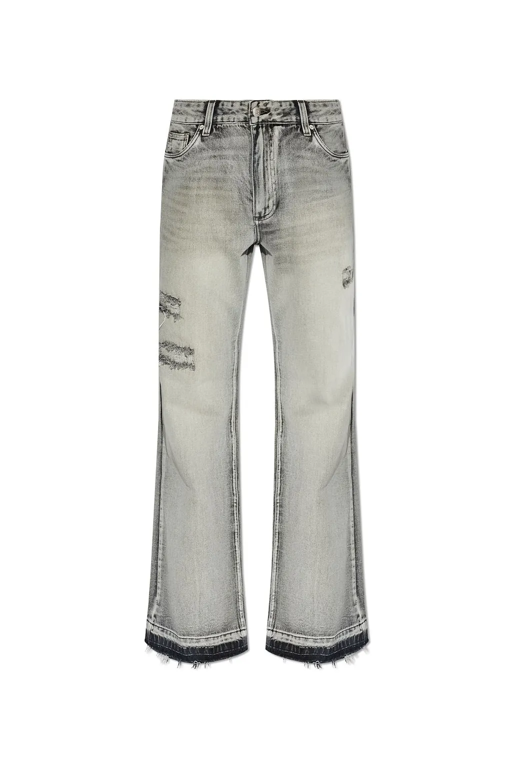 Misbhv Distressed Wide-Leg Jeans