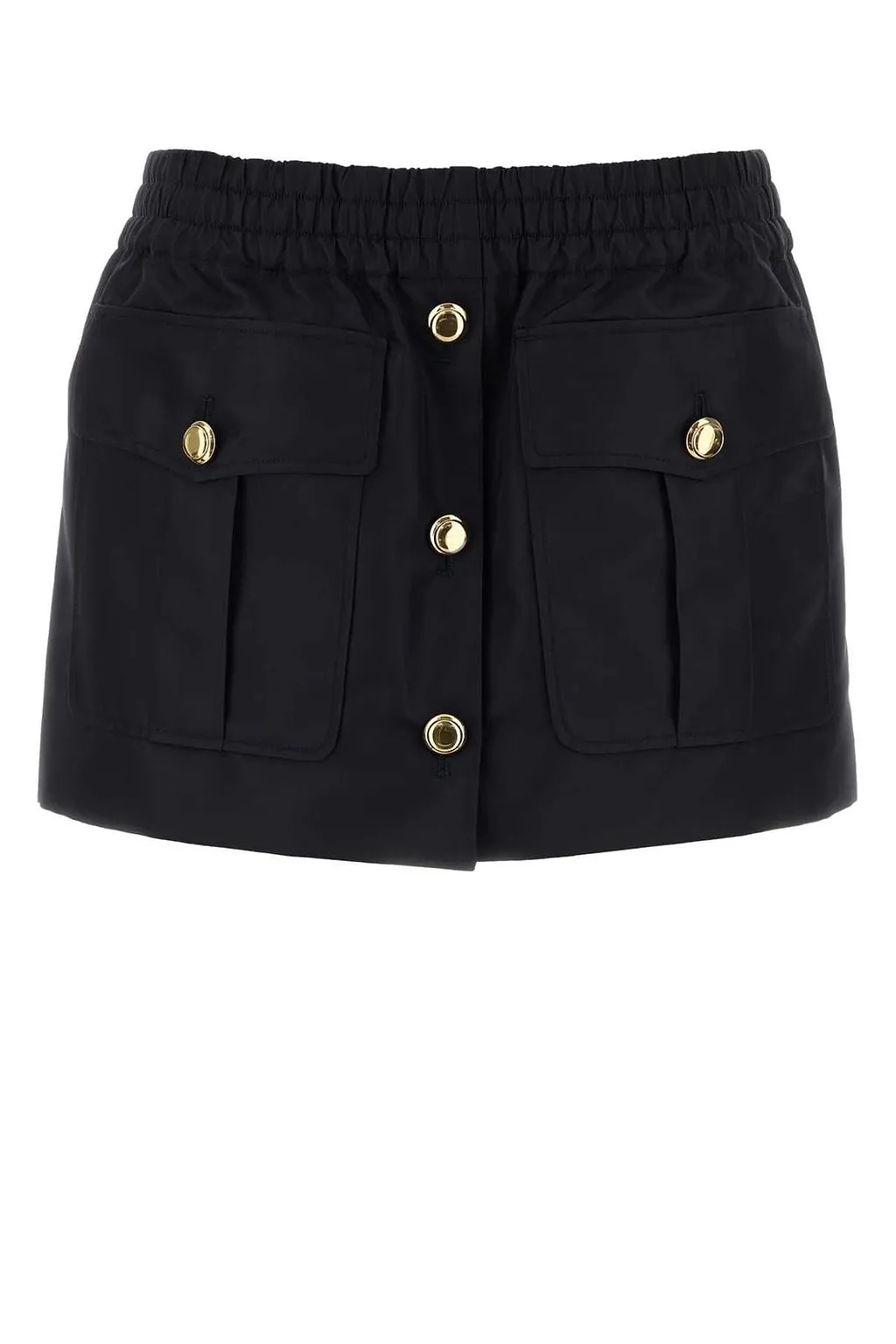 Miu Miu Elasticated Waistband Mini Skirt