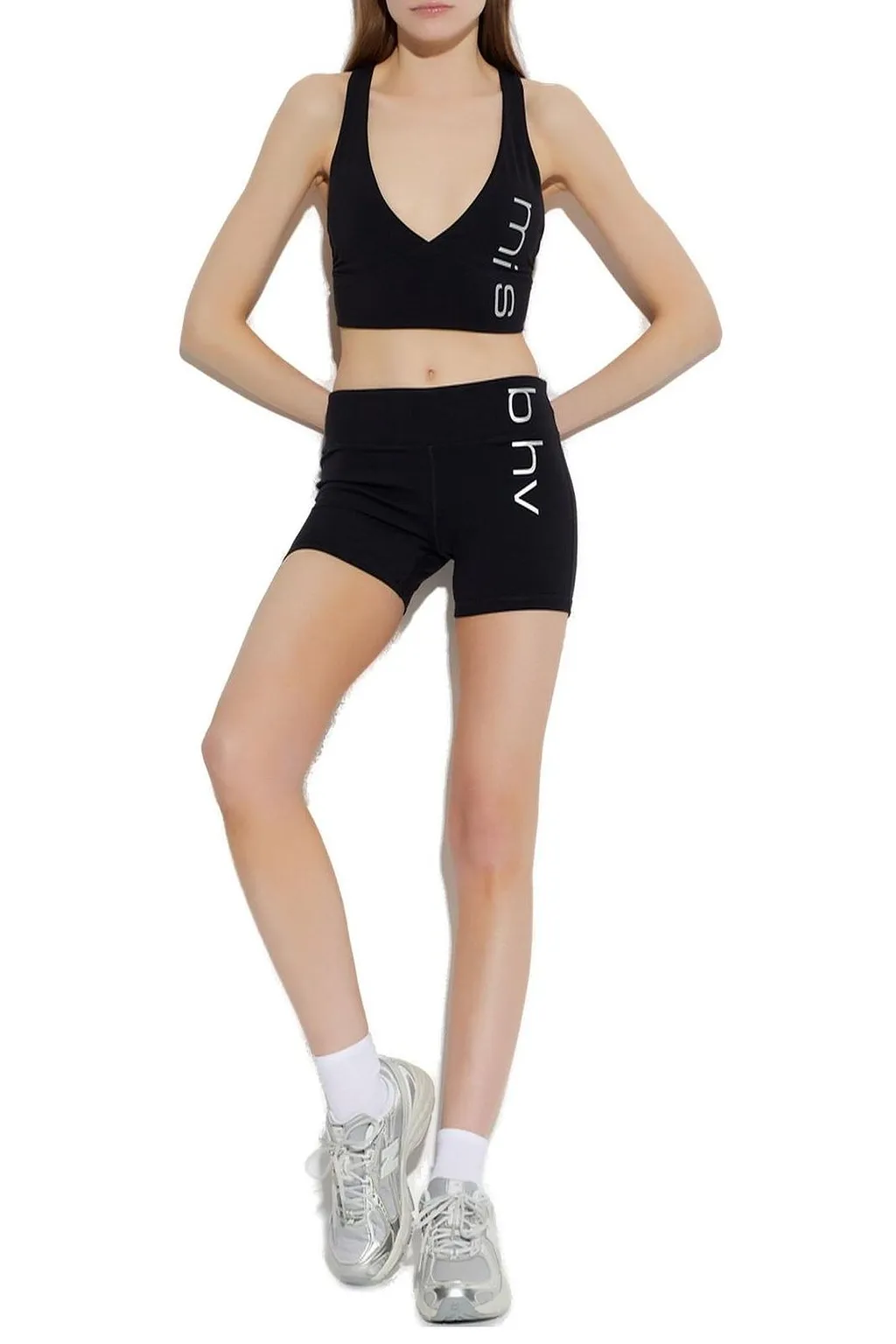 Misbhv Logo Printed Cycling Shorts