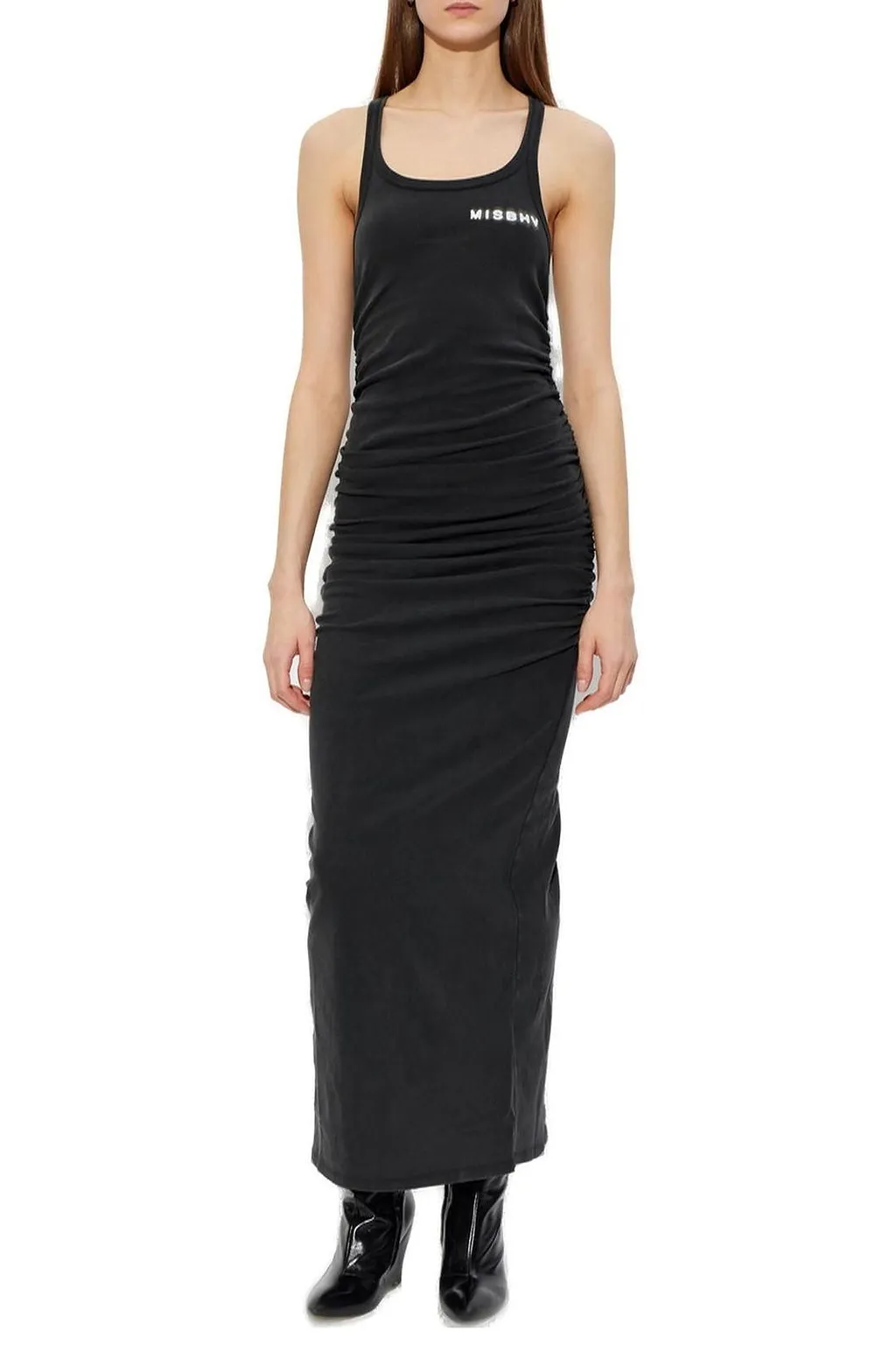 Misbhv Ruched Long Dress