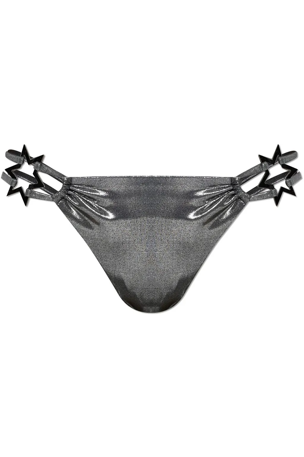 Misbhv Ruched Star-Detail Bikini Bottoms