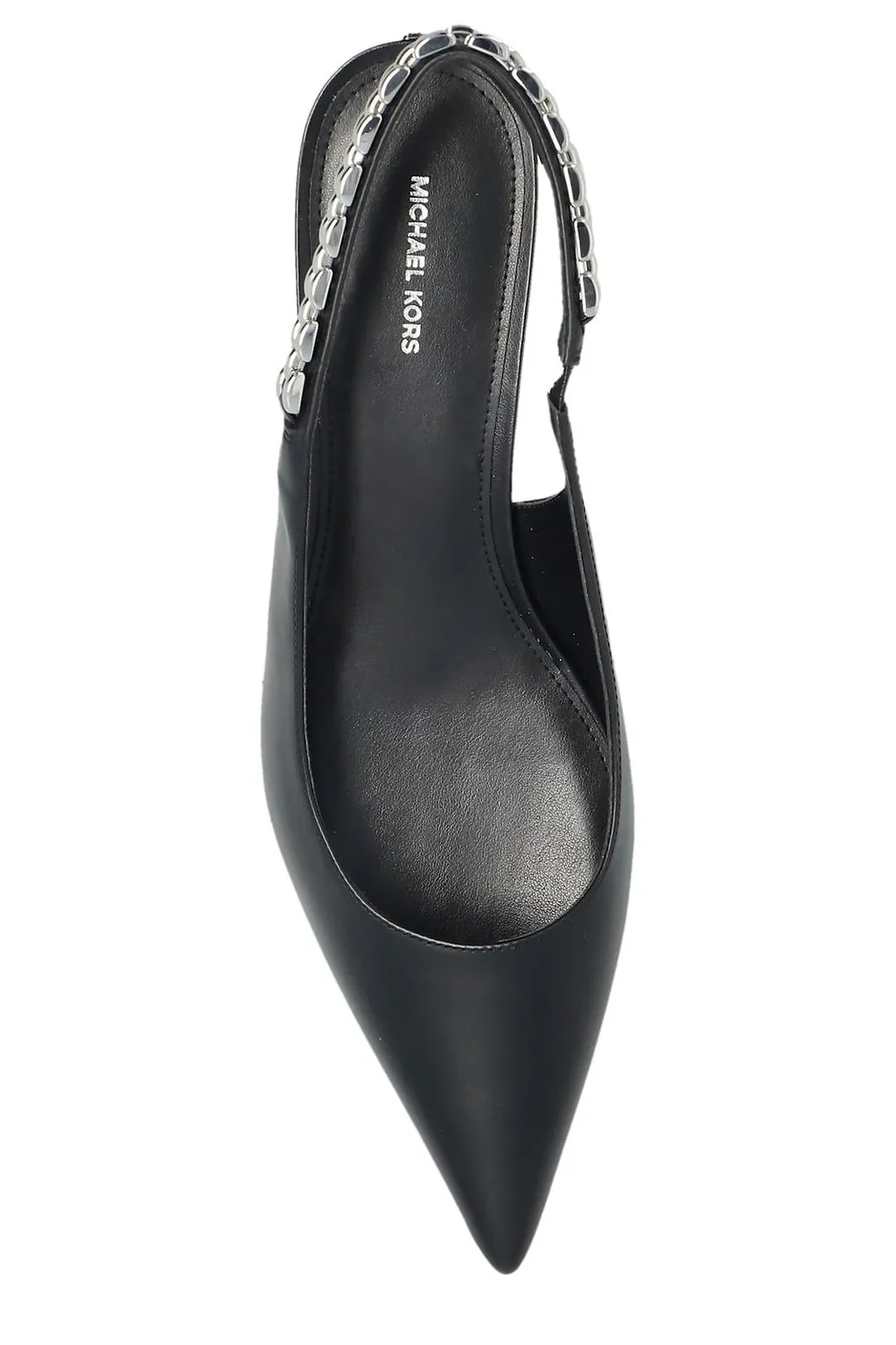 Michael Michael Kors Marcia Leather Slingback Pumps
