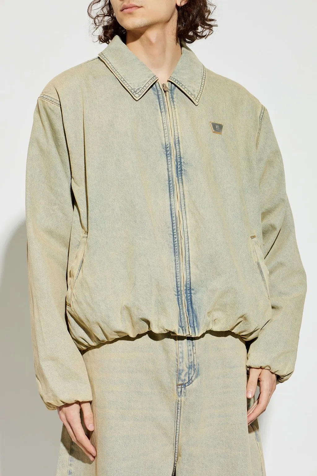 Misbhv Vintage Effect Denim Jacket