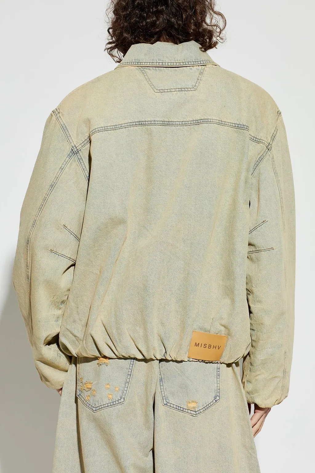 Misbhv Vintage Effect Denim Jacket
