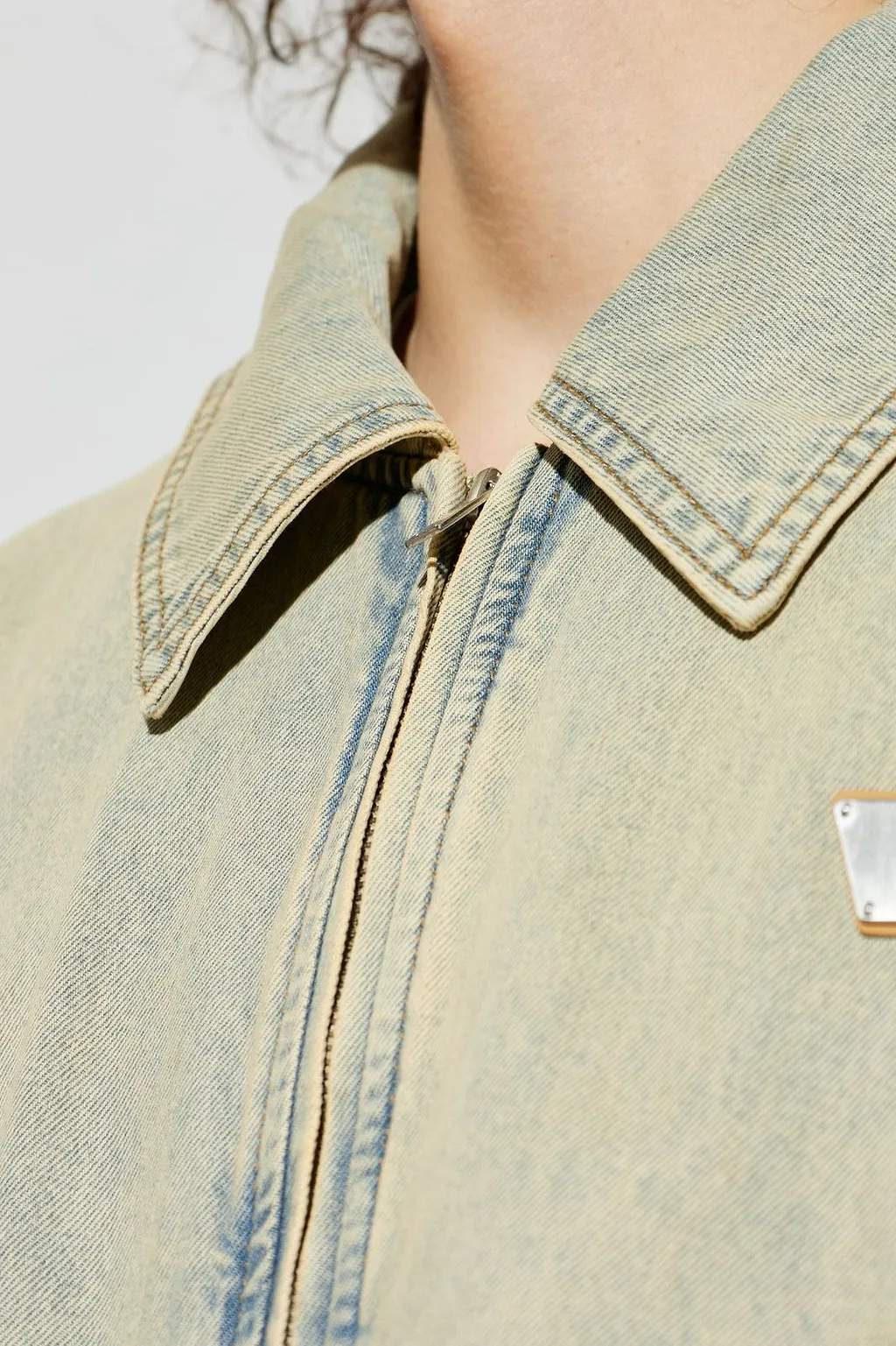 Misbhv Vintage Effect Denim Jacket