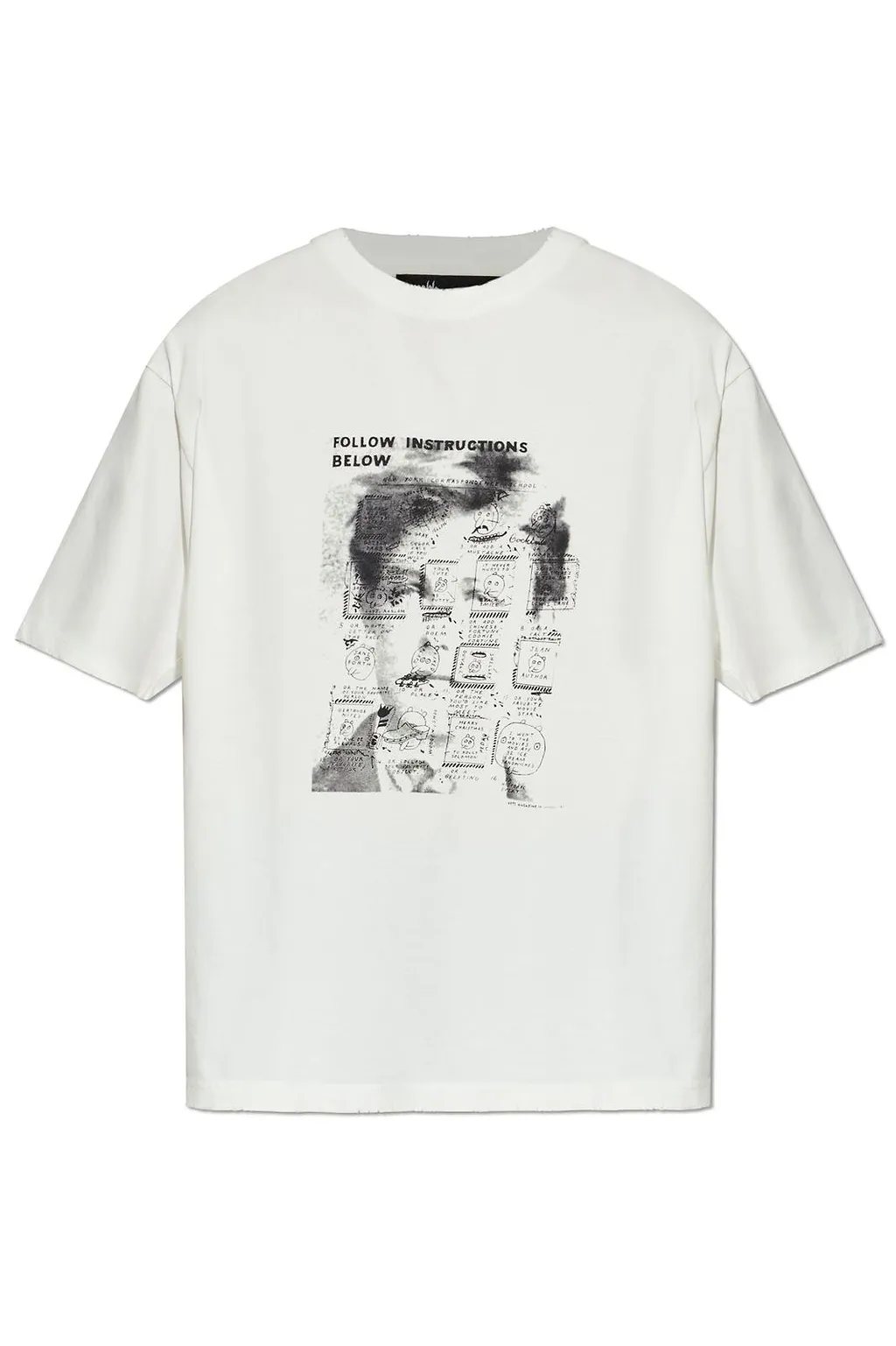 Misbhv X Ray Johnson Rimbaud Print T-Shirt
