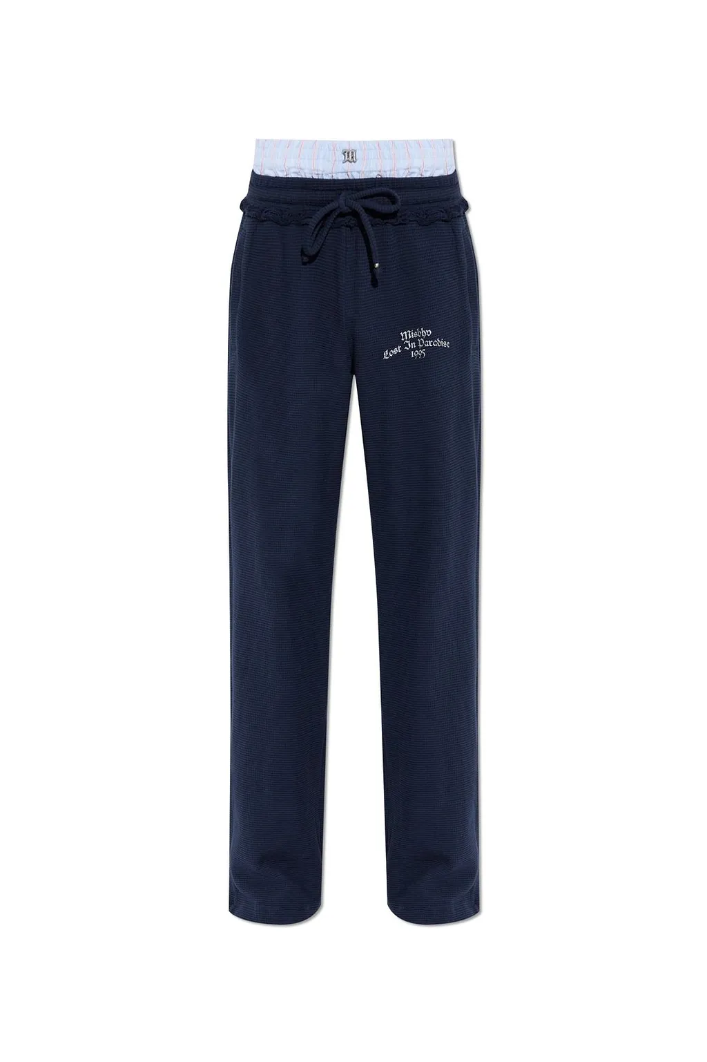 Misbhv Waffle Knit Drawstring Pants