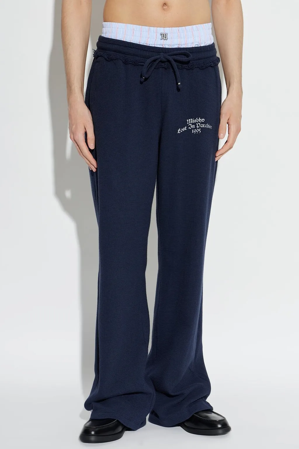 Misbhv Waffle Knit Drawstring Pants