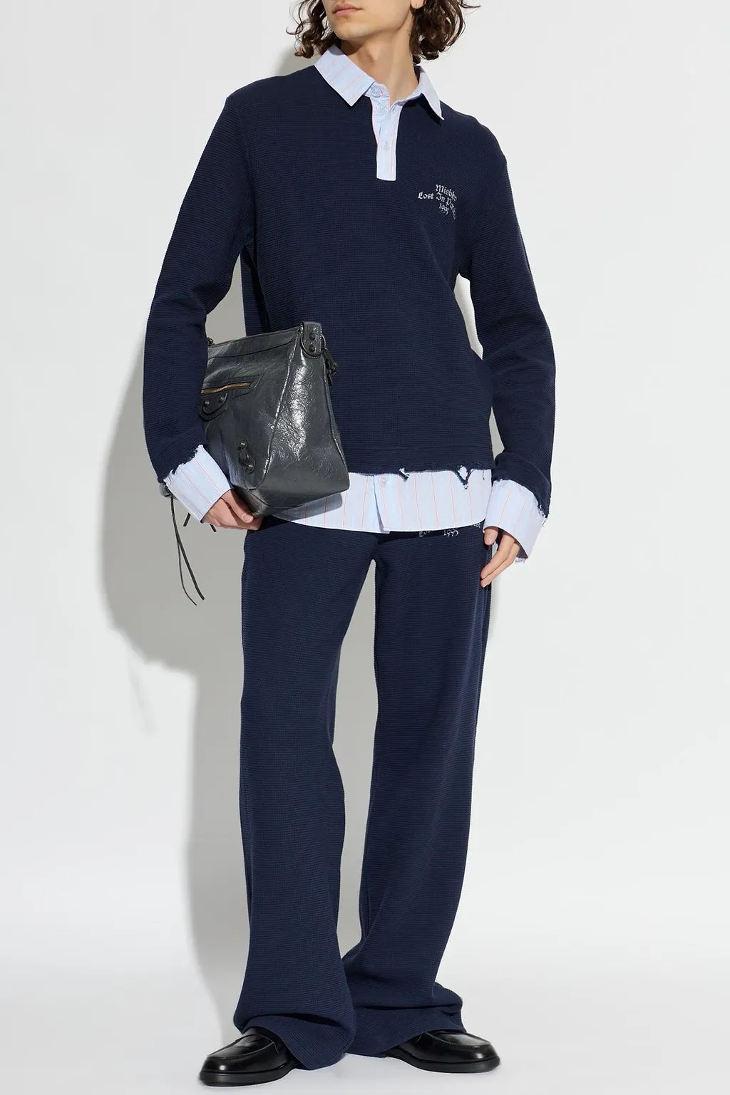 Misbhv Waffle Knit Drawstring Pants