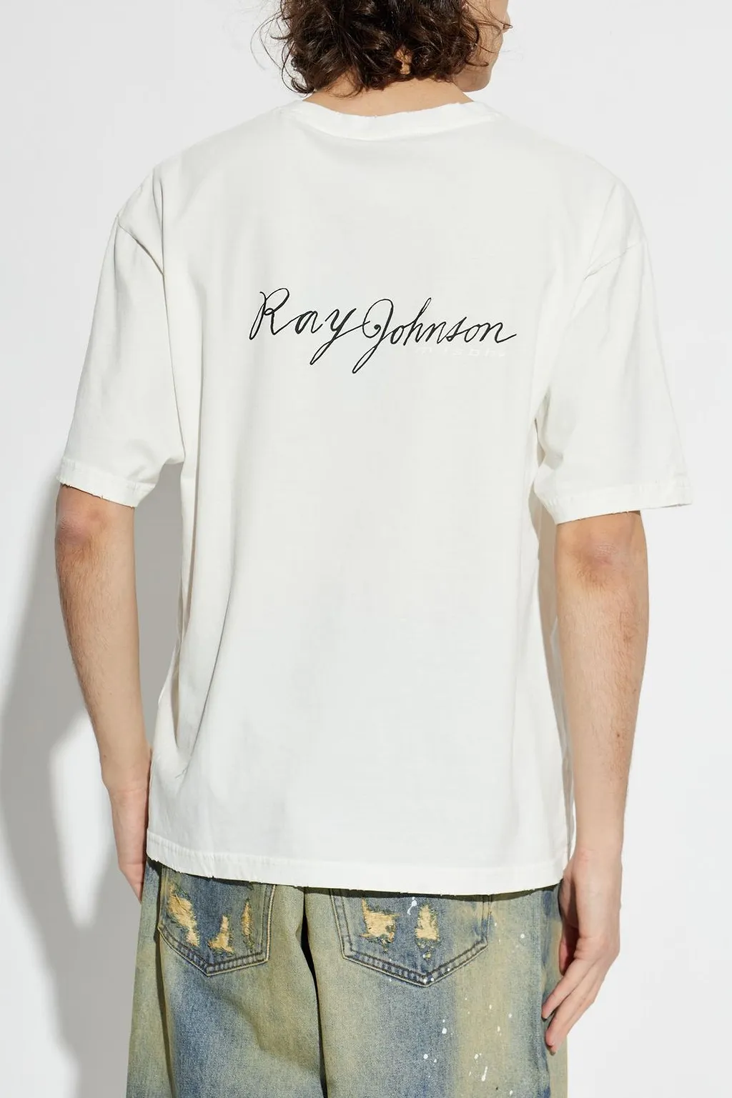 Misbhv X Ray Johnson Rimbaud Print T-Shirt