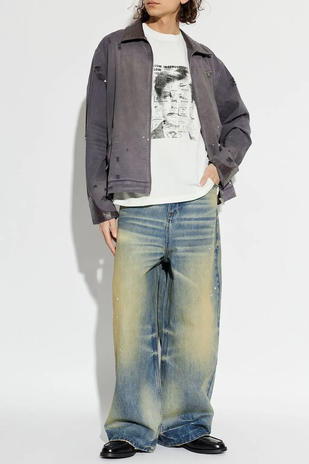 Misbhv X Ray Johnson Rimbaud Print T-Shirt
