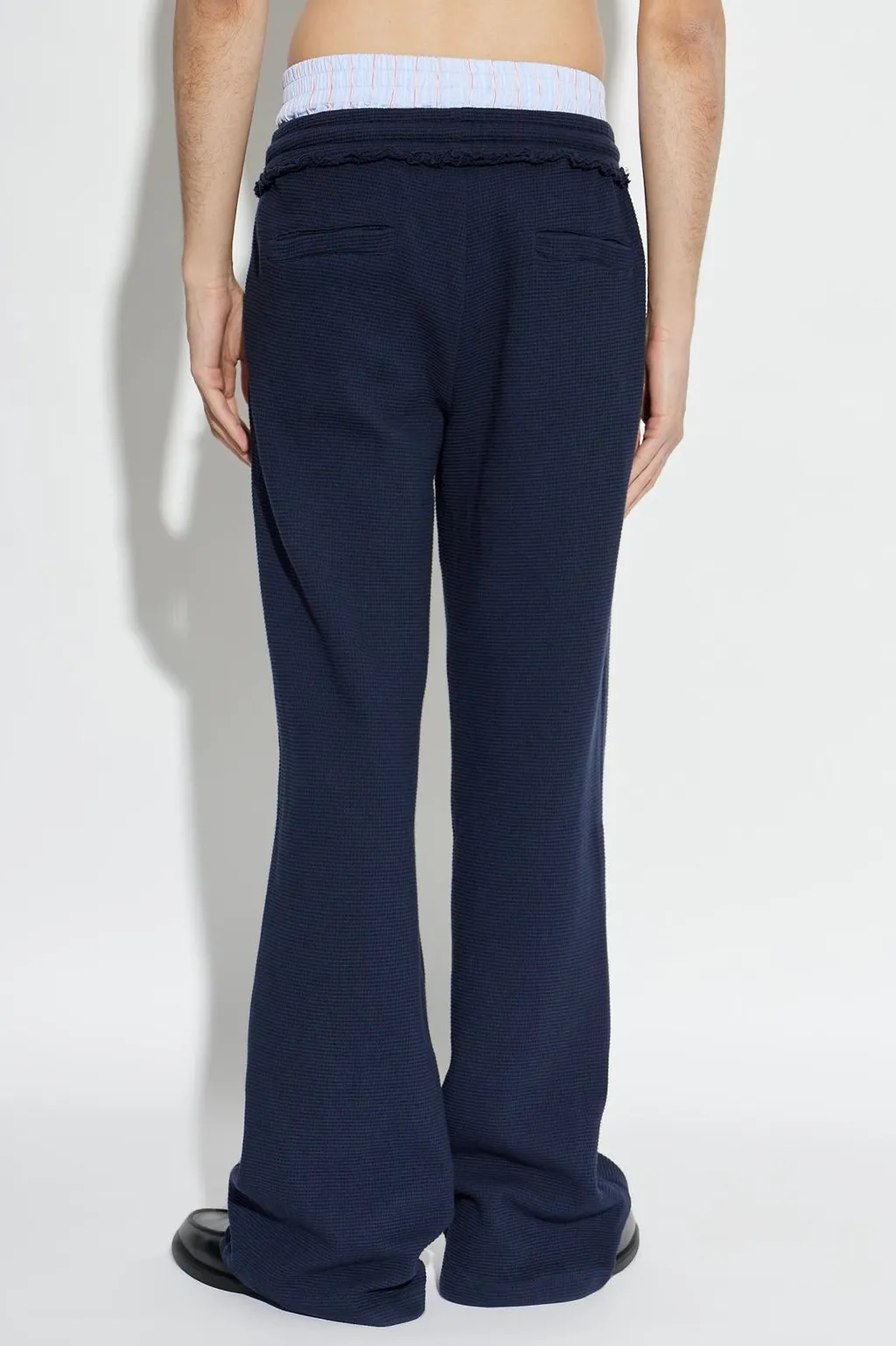 Misbhv Waffle Knit Drawstring Pants