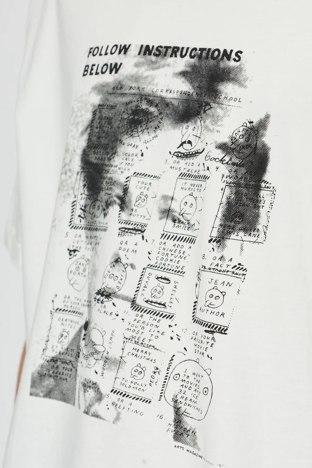 Misbhv X Ray Johnson Rimbaud Print T-Shirt