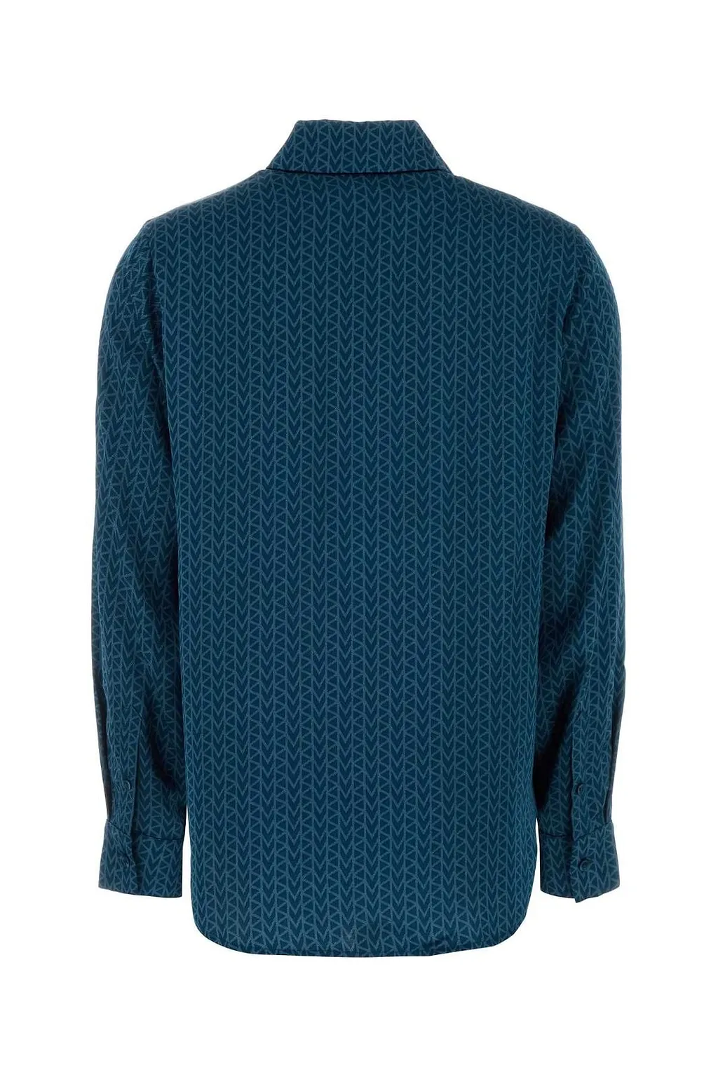 Michael Michael Kors Mk2000 Logo Print Satin Shirt
