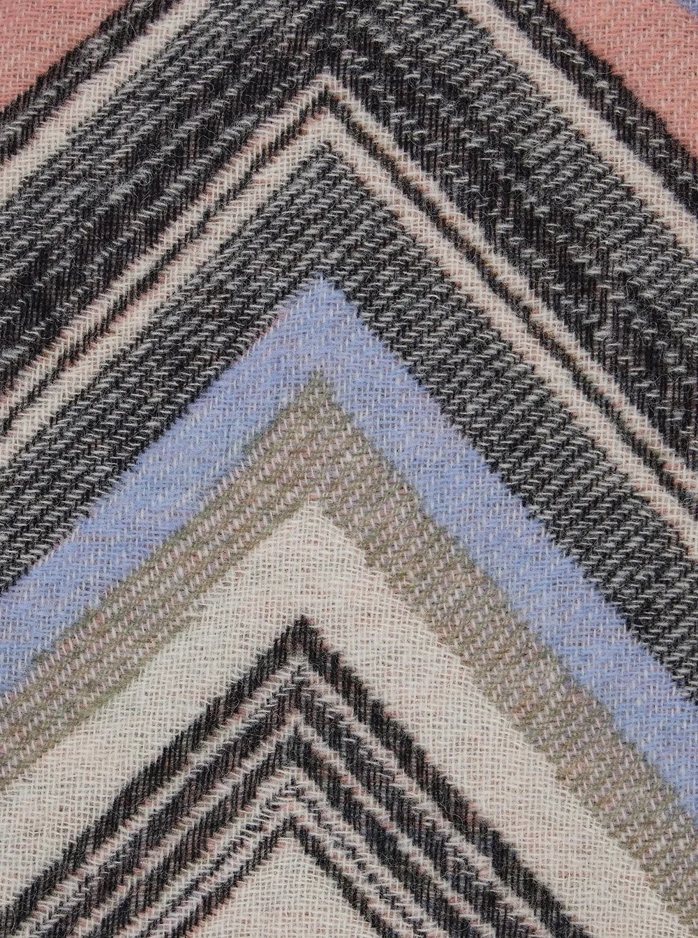 Missoni Home Zigzag Woven Fringed Edge Blanket