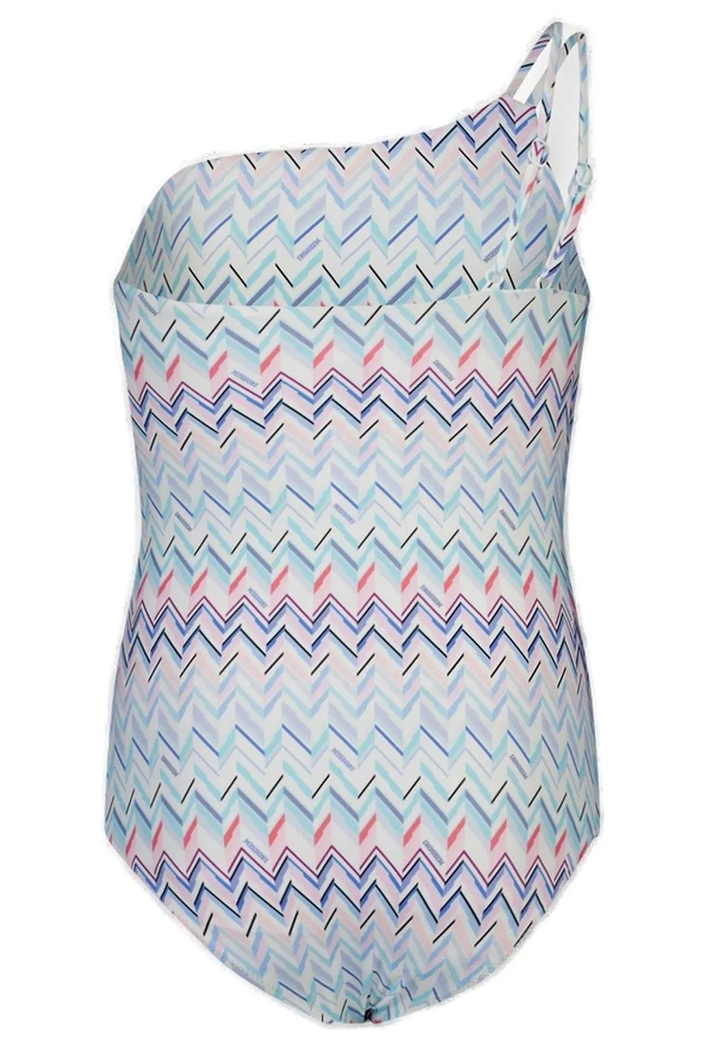 Missoni Kids Chevron One-Shoulder Swimsuit