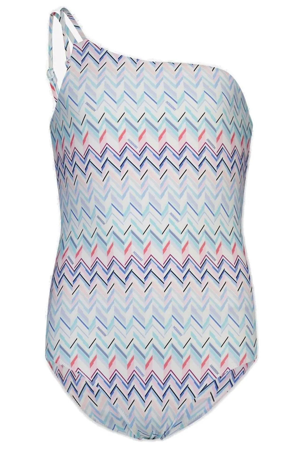 Missoni Kids Chevron One-Shoulder Swimsuit