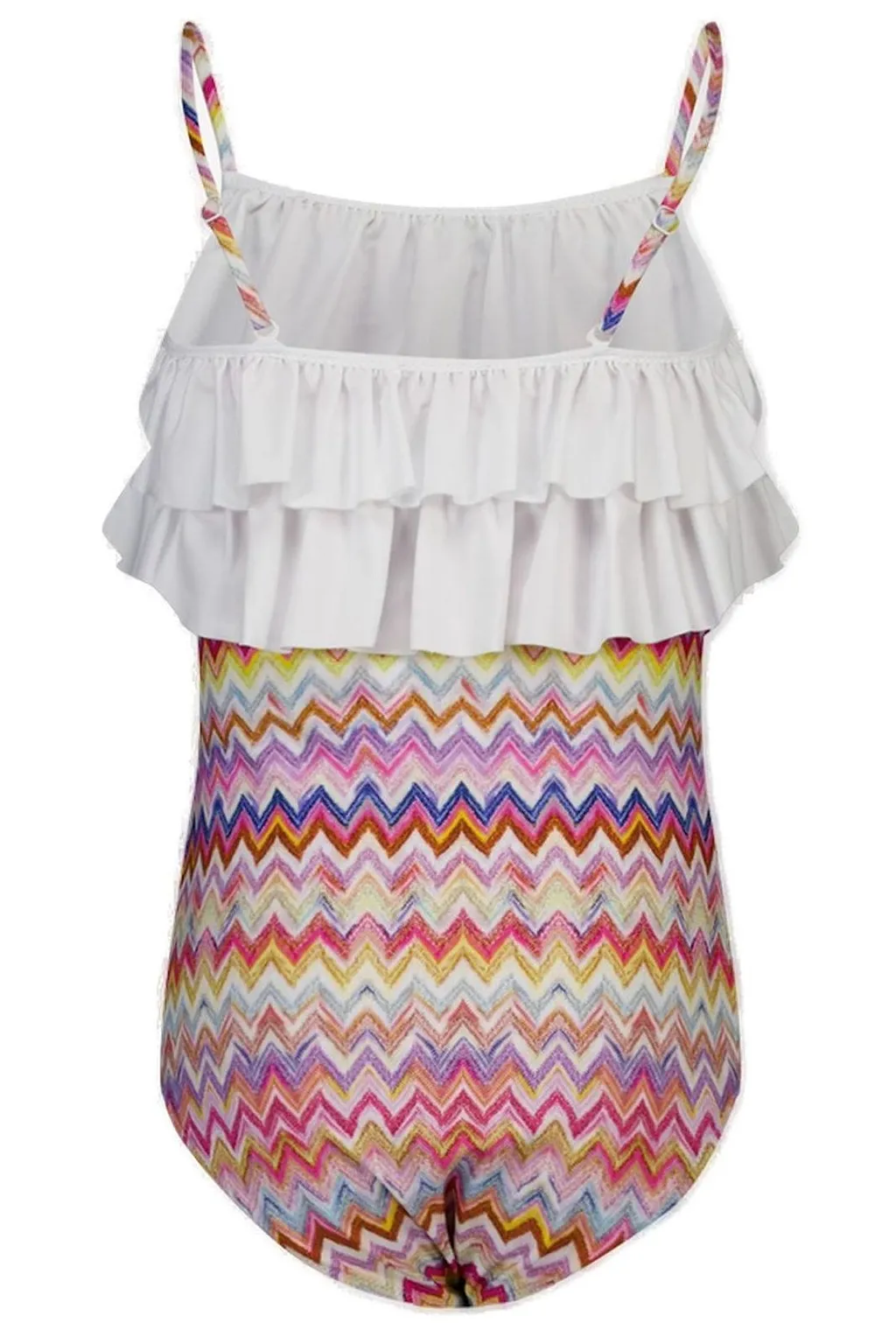 Missoni Kids Thin Strap Zigzag Swimsuit